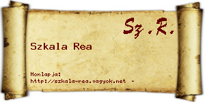 Szkala Rea névjegykártya